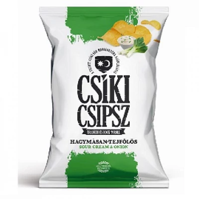 Csíki Csipsz 20g Hagymásan-Tejfölös