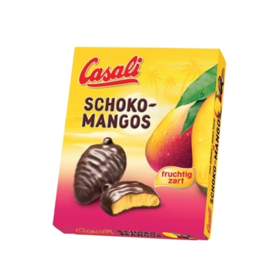 Casali Schoko-Bananen 150G Mangó (Csokoládéba mártott mangós habcukorka)