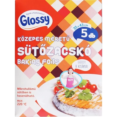 Glossy 5DB Sütőzacskó Steakes