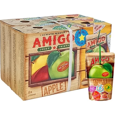 Amigó 200ML Szívószálas Alma (6461)