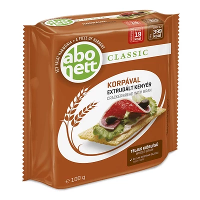 Abonett Extrudált Kenyér 100G Korpás Barna