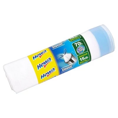 Hewa Szemeteszsák Önzáró Szalagos 70 L/15 db