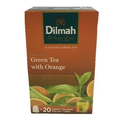 Dilmah Tea 30G Green Tea With Orange /DIGR1059/