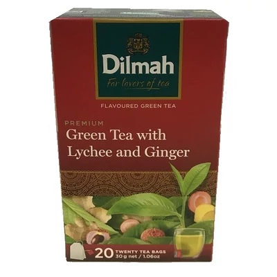 Dilmah Tea 30G Green Tea With Lychee&Ginger /DIGR1062/