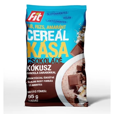 Fit Cereál Kása 55G Csokoládé-Kókusz-Mandula Darabokkal