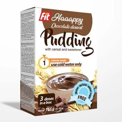 Fit Happy Puding 165G Csokoládés Gluténmentes/Laktózmentes
