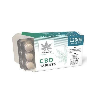 Cannaline Tablets With B-Complex Vitmains 1200mg CBD rágótabletta (20db-os)