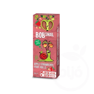 Bob-Snail 30G Gyümölcstekercs Alma-Eper BS-2031