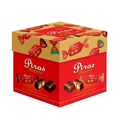 Piros Mogyorós 156G Dupla Praliné Válogatás