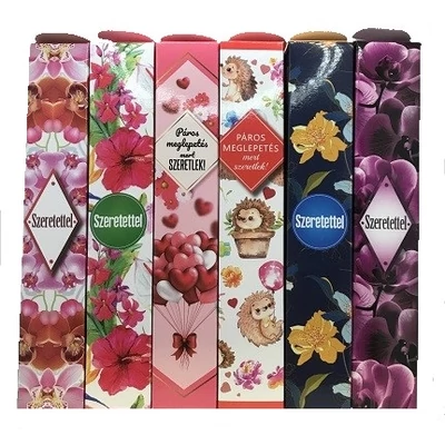 Valentin Napi 76G Étcsokoládé Mogyorókrémmel Töltve 