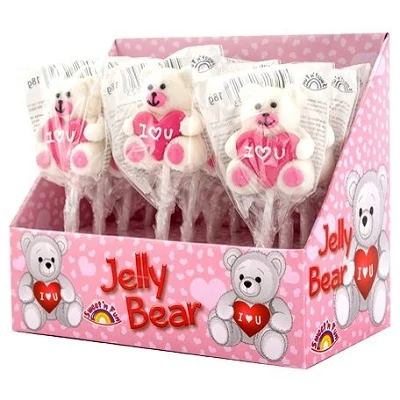 Jelly Bear Pop Zselé Nyalóka 18G