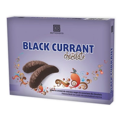 GoodSweet 190G Feketeribizli Ízű Zselé Étcsokoládéval Mártva 