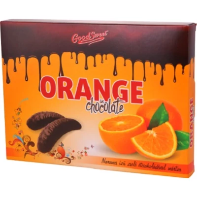 GoodSweet 190G Narancs Ízű Zselé Étcsokoládéval Mártva 