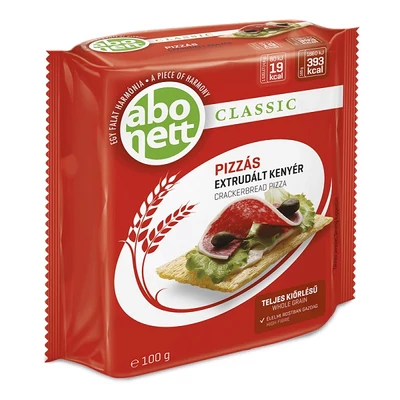Abonett Extrudált Kenyér 100G Pizzás Piros