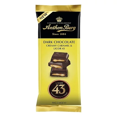 Anthon Berg 90G Creamy Caramel Likőrrel Töltött Étcsokoládé  ANTL0003