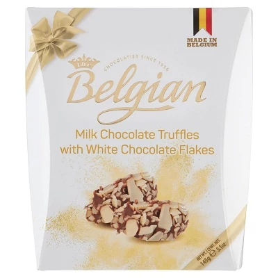 Belgian 145G Trüffel Fehércsokoládé Reszelékkel /BPPR2020/