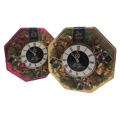 Richard 80G Happy New Year Ceylon Fekete Tea Fémdobozban 