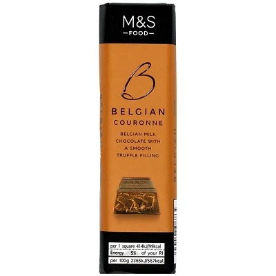 M&S Food 70G Belgia TejcsokoládéTrüffel Krémmel Töltve 
