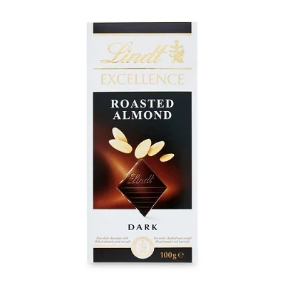 Lindt Excellence 100G Roasted Almond Ét LNEX1048