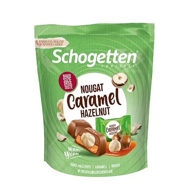 Schogetten Bites 125g Egész Mogyoróval-Karamellel