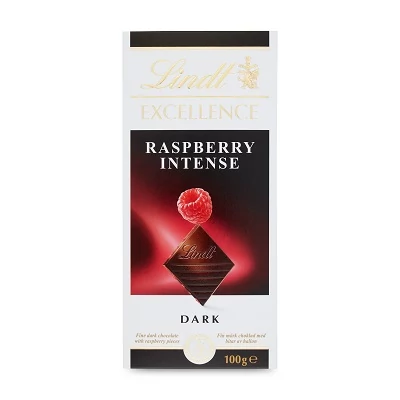 Lindt Excellence 100G Rasberry Intense Dark (672064)
