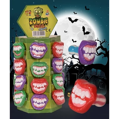 Zombie Kiss Pop 360G Eper, Áfonya, Alma ízű nyalóka