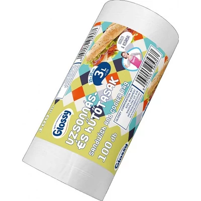 Glossy Uzsonnás Tasak Tekercsben 3L