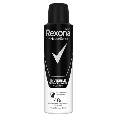 Rexona Deo Spray150Ml Men Inv.Black&White