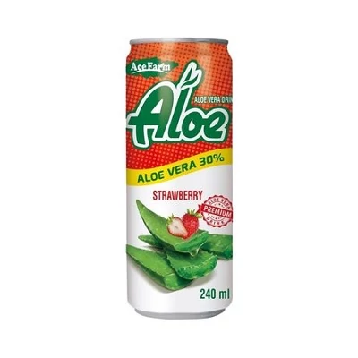 Aloe Vera Ace Farm 240Ml Strawberry (Eper)