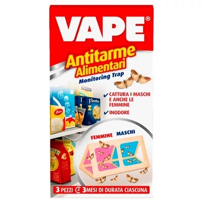 Vape Kétkamrás Élelmiszermoly Csapda 3Db-os