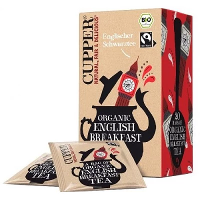 Cupper 50G English Breakfast Fairtrade Bio Tea /39051/