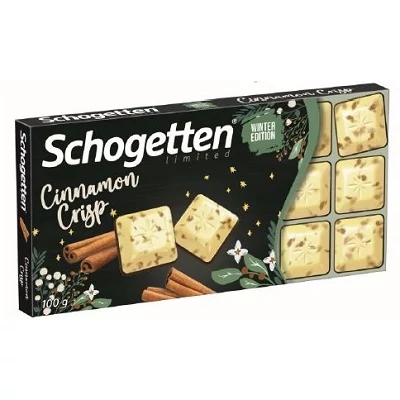 Schogetten 100G Fehércsokoládé Fahéjjal