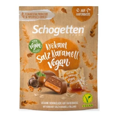 Schogetten Bites 125G Sós Karamell Vegán