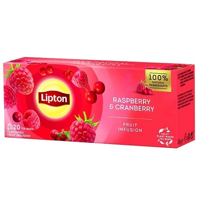 Lipton Málna Vörösáfonya 20db