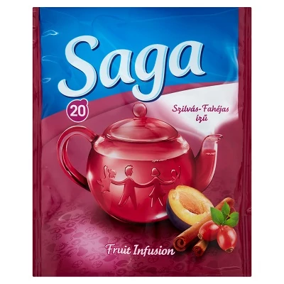 Sága Gyüm.Tea 30G Fahéjas Szilva 