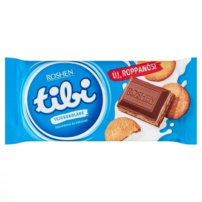 Tibi 100G Tejcsokoládé Tejkrémmel És Keksszel