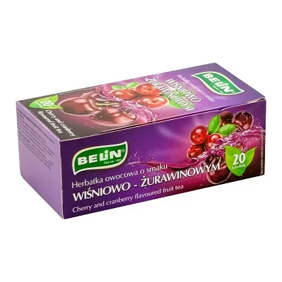 Belin 20x2G Cseresznye,Vörösáfonya Tea