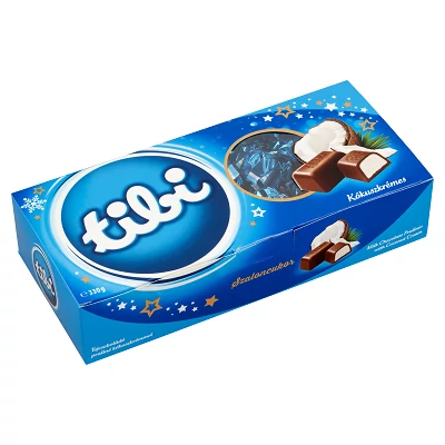 Szaloncukor 330G Tibi Tejcsokoládé Kókuszkrémmel