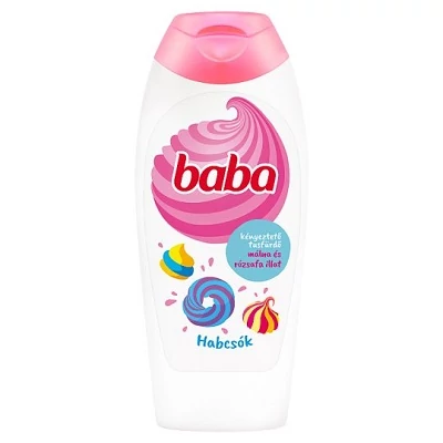 Baba Tusfürdő 400Ml Habcsók Málna És Rózsafa