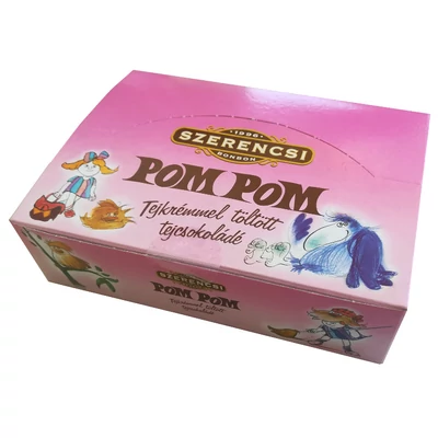 Szerencsi Pom Pom Tejcsokoládé 20G