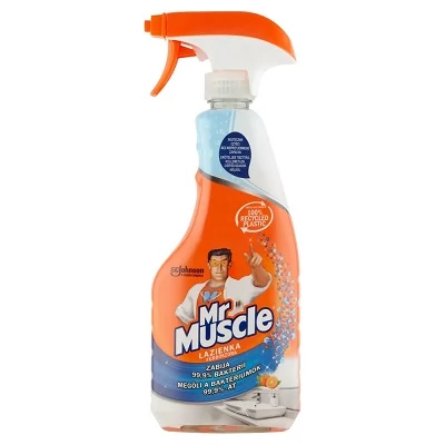 Mr. Muscle 500ML Fürdőszobai Fertőtlenítő Tisztítószer Mandarin Illattal