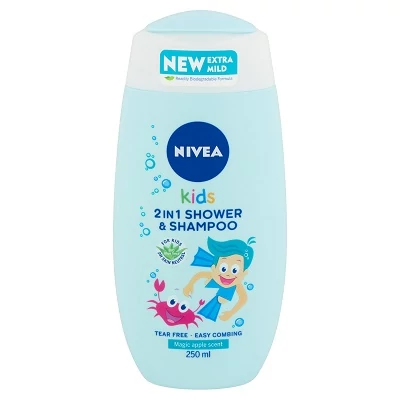 Nivea Kids 250Ml 2in1 Tusfürdő És Sampon Fiúknak
