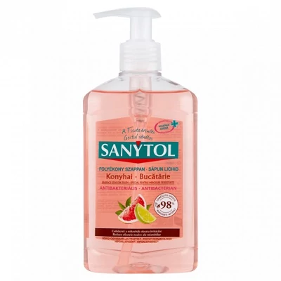 Sanytol 250Ml  Konyhai Antibakt.Foly.Szappan Grapefruit&Lime