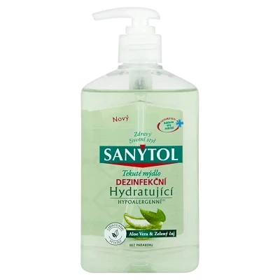 Sanytol 250Ml Antibakt.Foly.Szappan Zöld Tea&Aloe Vera