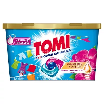 Tomi Power Caps Mosókapszula 13Db Orchidea&Makadámia Olaj Color