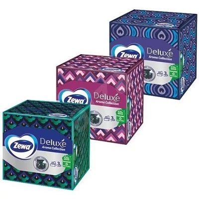 Zewa Deluxe Papírzsebkendő Aroma Collection - Dobozos