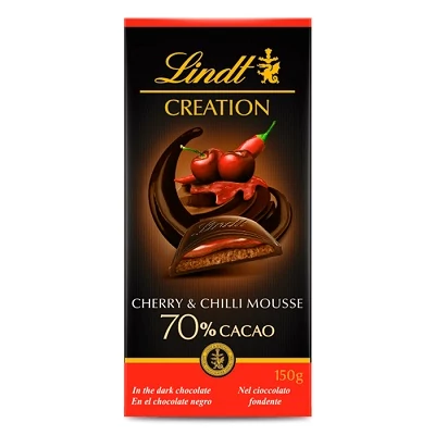 Lindt Creation 150G Cherry&Chili Mousse (618436)