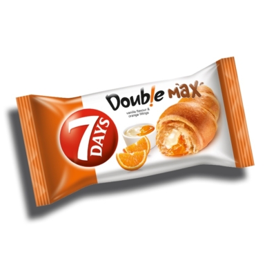 7 Days Double vanília-narancs ízű töltelékkel töltött croissant 80G