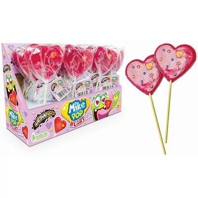 Mike Pop 50G Szív Nyalóka 