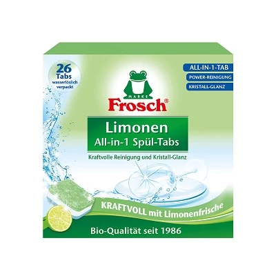 Frosch Mosogatógép Tabletta Zöldcitrom 26db